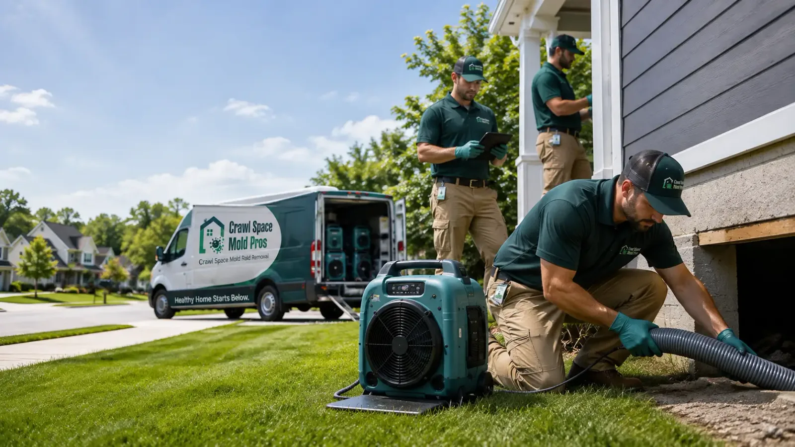 Crawl Space Mold Removal in Orange, TX